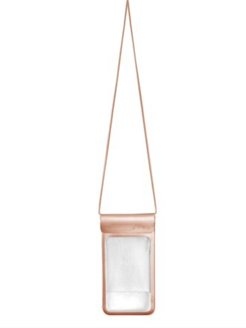 My Tagalongs Dry Stash Waterproof Phone Pouch Rose Gold Crossbody